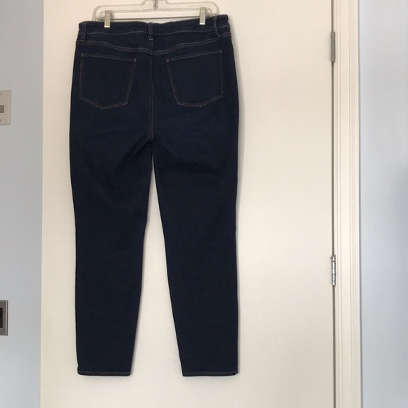 Talbots dark wash slim ankle jean - Picture 4 of 10